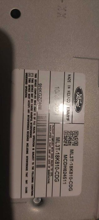 ford f150 21r+radio modul sterownik MULTIMEDIALNYpanel MU5T-14G670-FLA