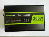 Інвертор 300Вт 12В чиста синусоїда Green Cell PRO