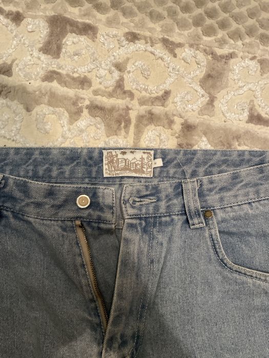 Джинси дайм:чорні,світлі(розмір м)