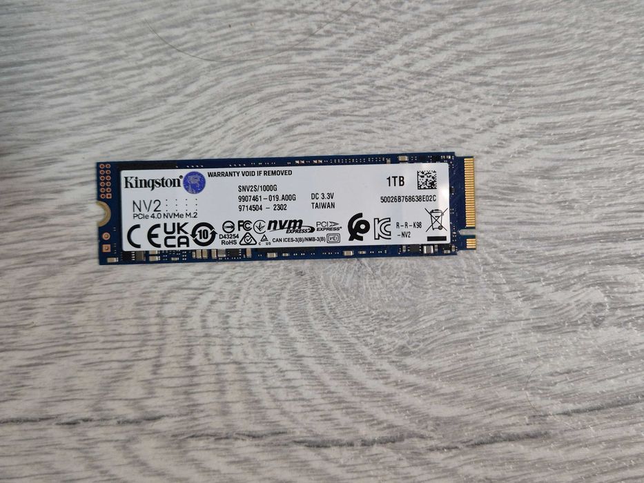 M.2 SSD диск 1TB Kingston NV2 (3500MB\s. PCI-e 4.0 x4). Trade-IN