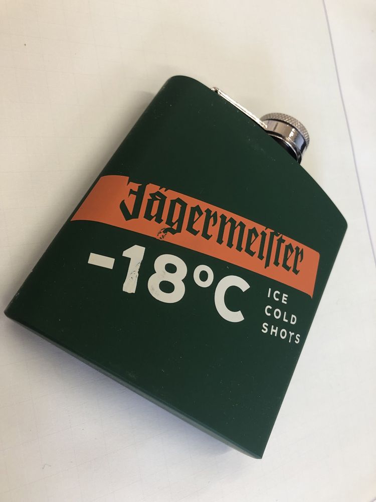 Jagermeister ojemnik metalowy p