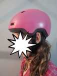 Kask dziewczęcy 3-6 lat