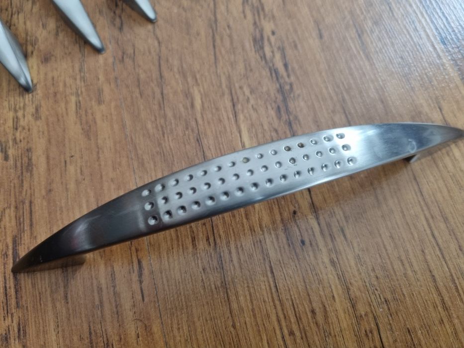 Uchwyty do szafek, satynowe, 16 szt.