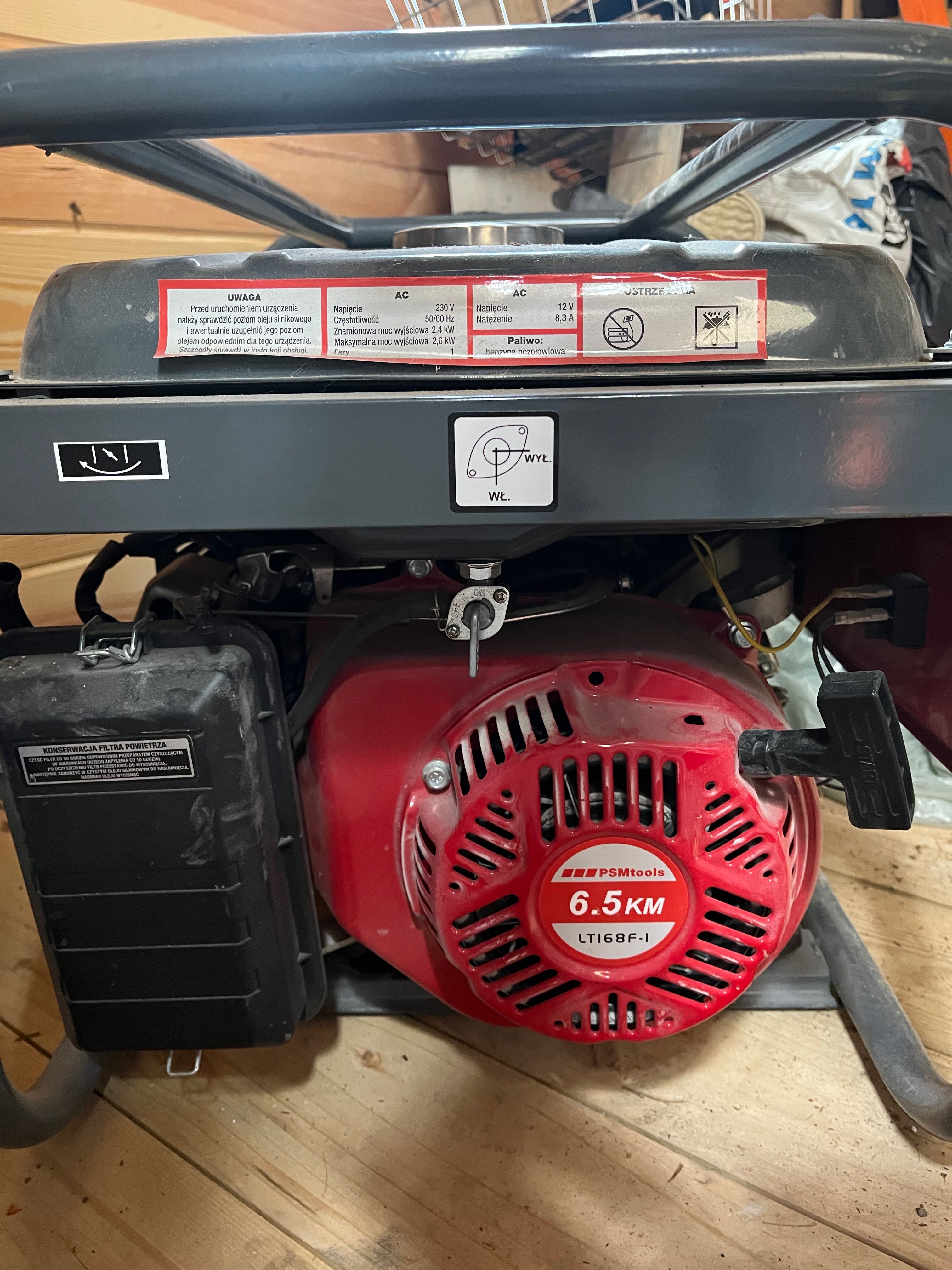 Agregat Prądotwórczy Generator Max 3000w 230v/12v 6,5km Avr
