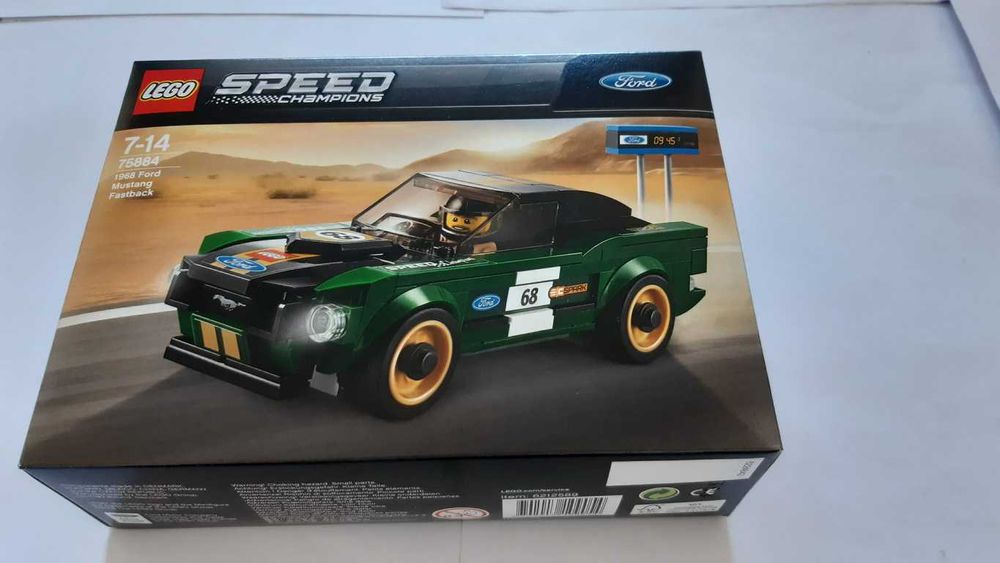 LEGO Speed Champions 75884 Ford Mustang Fastback 1968 selado