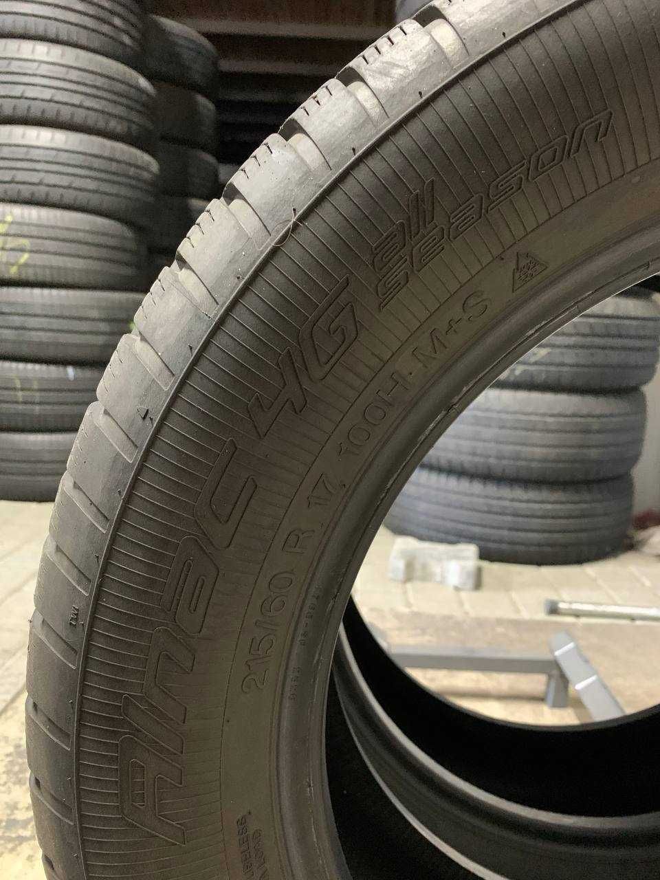 Шини всесезонні бу Apollo Alnac 4G AS 215/60 R17 100H XL 2шт