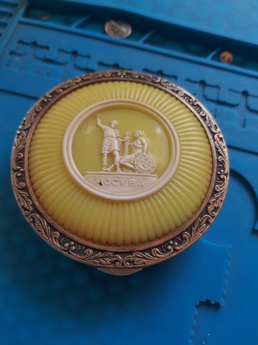 Пудреница винтаж.875проба