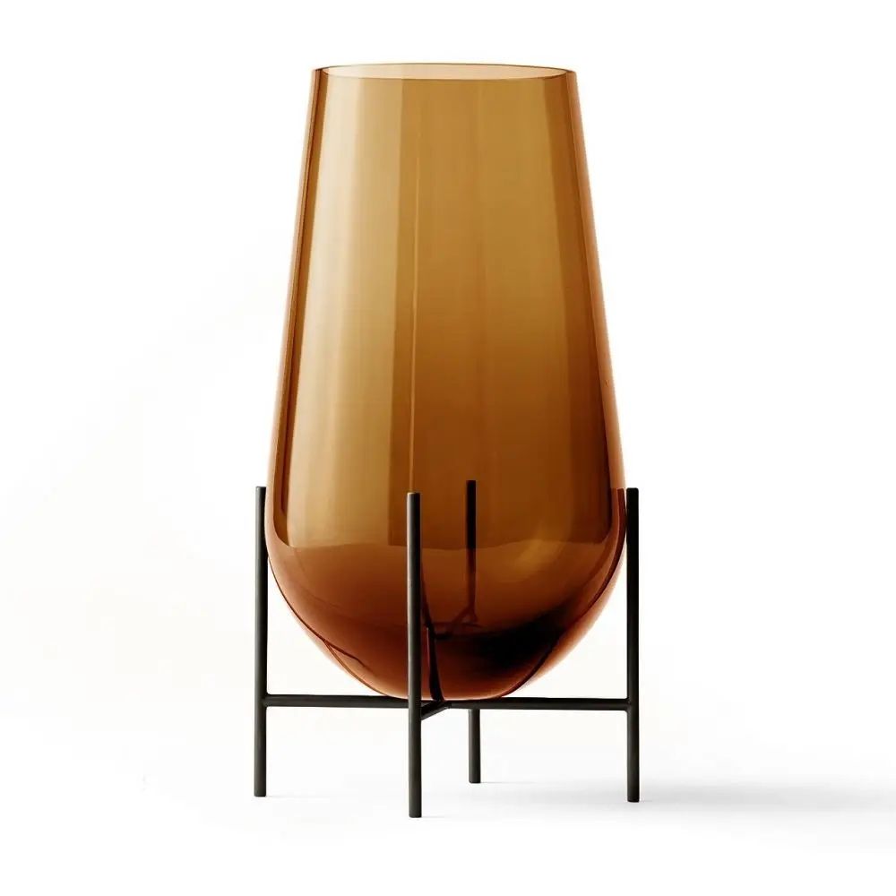 Èchasse Vase M - Amber/ Bronzed Brass - MENU/ Audo Copenhagen