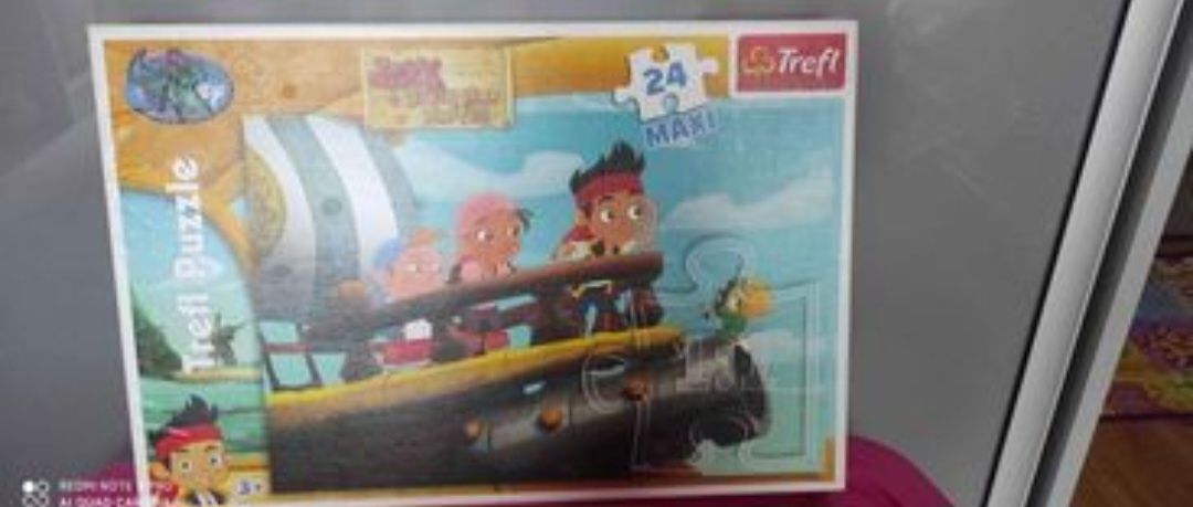 Trefl - Puzzle Jake i piraci z Nibylandii - MAXI 24 elementy