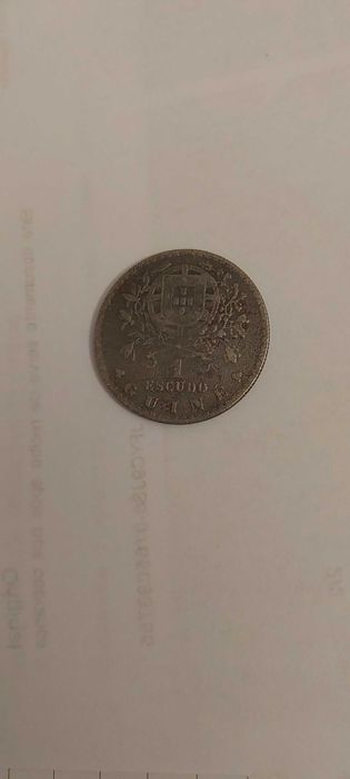 2 moedas de 1 escudo Guiné 1933