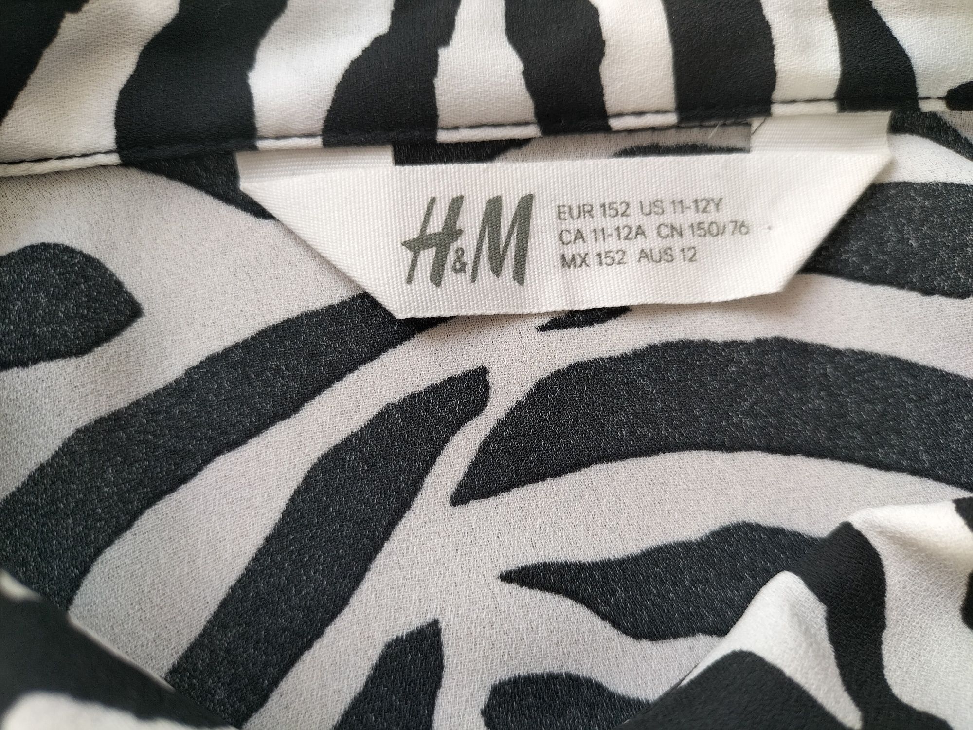 Koszula bluzka H&M rozm. 152 wiek 11-12 lat