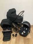Cybex priam lux Black 3в1 Шассі Rose Gold Сайбекс
