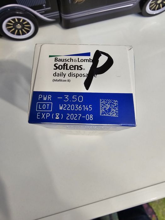Szkła kontaktowe bausch&lomb -3,5