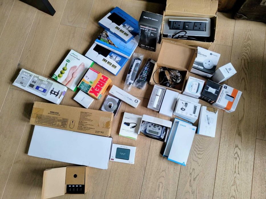 Box zwroty konsumenckie Amazon MIX elektronika 28 sztuki
