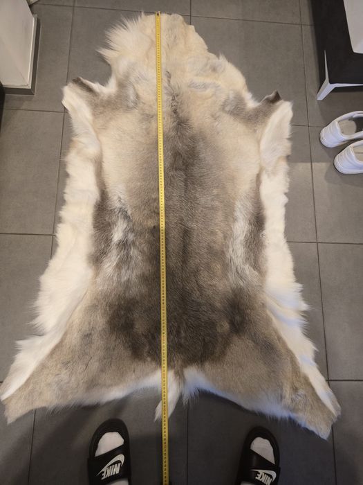 Naturalny dywan  futro z renifera