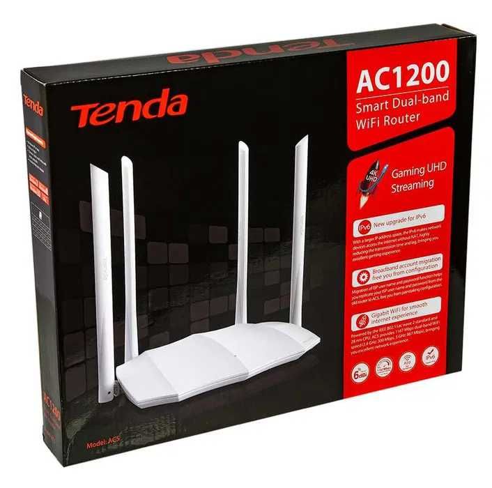 WI-FI Роутер Tenda AC5 стандарт ас 1200 5ГГц