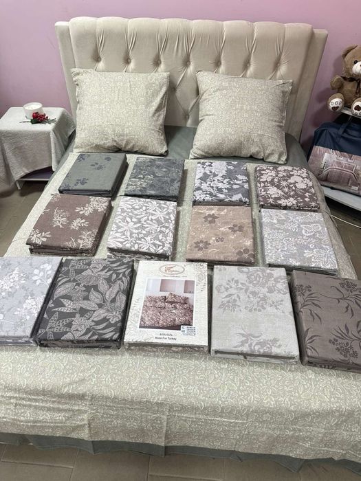 Комбінована кольорові фланелеві комплекти постільної білизни Koloco