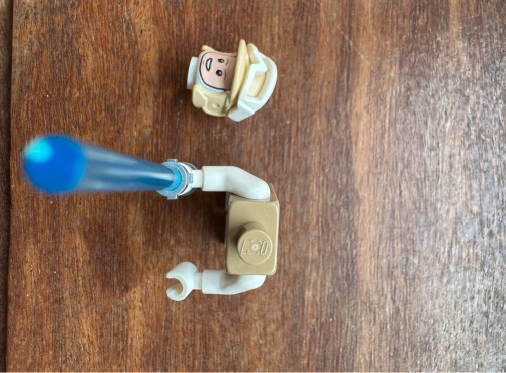 Lego Star Wars original General Luke Skywalker  Hoth minifigura Novo