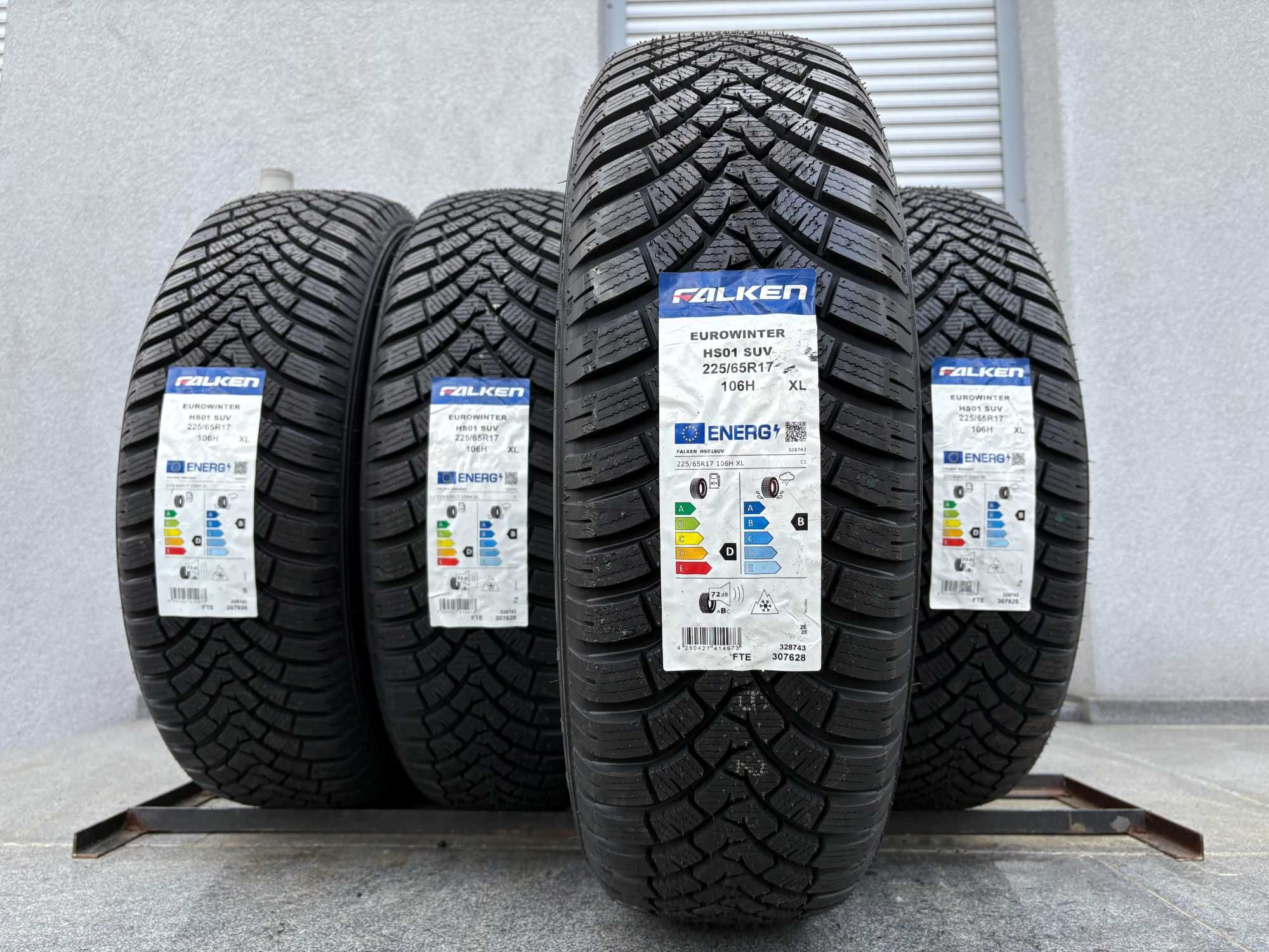 4szt NOWE zimowe 225/65R17 Falken Eurowinter 106H XL D,B,72db NOWE!