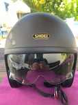 Capacete jet Shoei J-O castanho mate tamanho XL