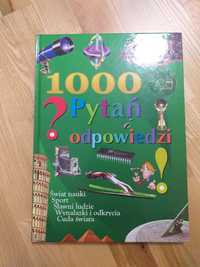 Książka 1000 pytań i odpowiedzi encyklopedia dla dzieci młodzieży