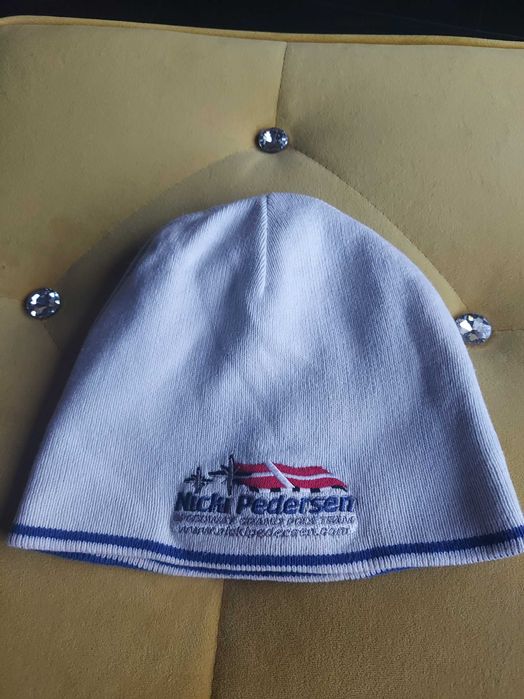 Oryginalna oficjalna czapka zimowa Nicki Pedersen Speedway Team