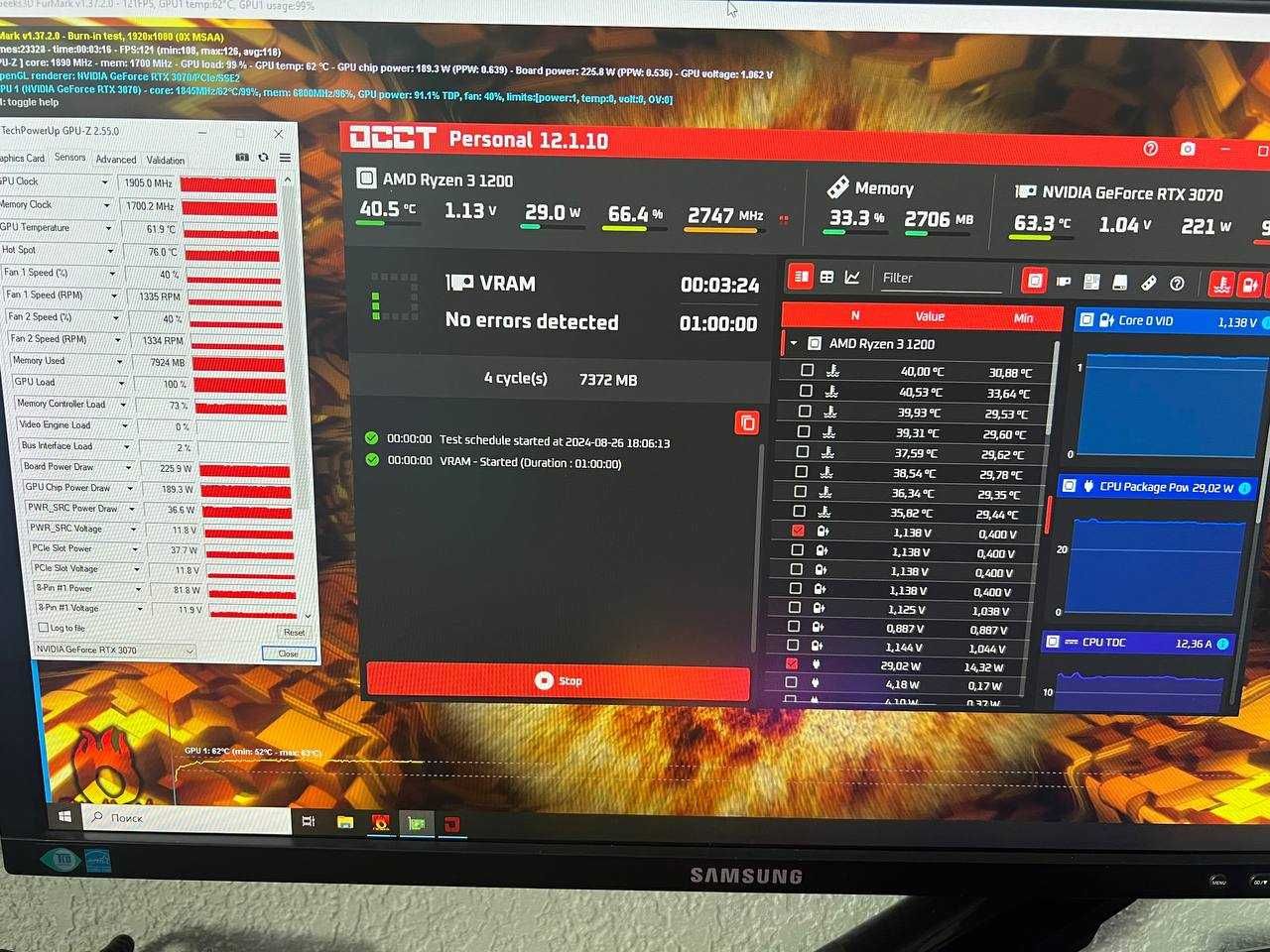 Відеокарта MSI GeForce RTX 3070 Gaming X Trio 8GB GDDR6 KLAVAcomp