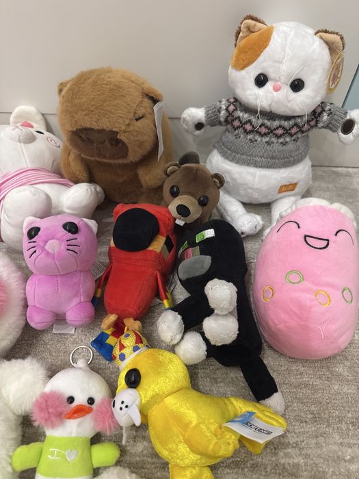 Мʼякі іграшки (набір)