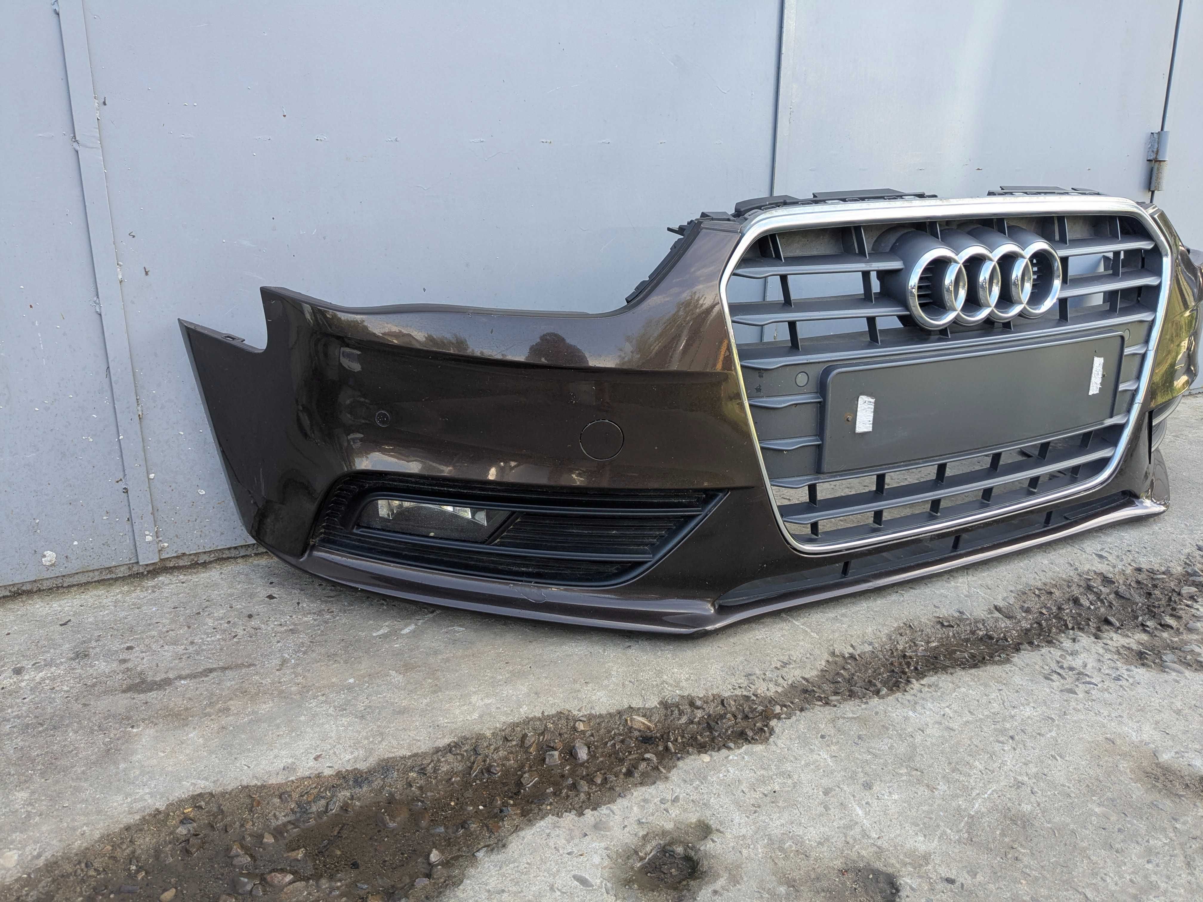 Бампер Передній Audi A4 B8 12-16р. В зборі Передний Ауді А4 Б8 Рестайл