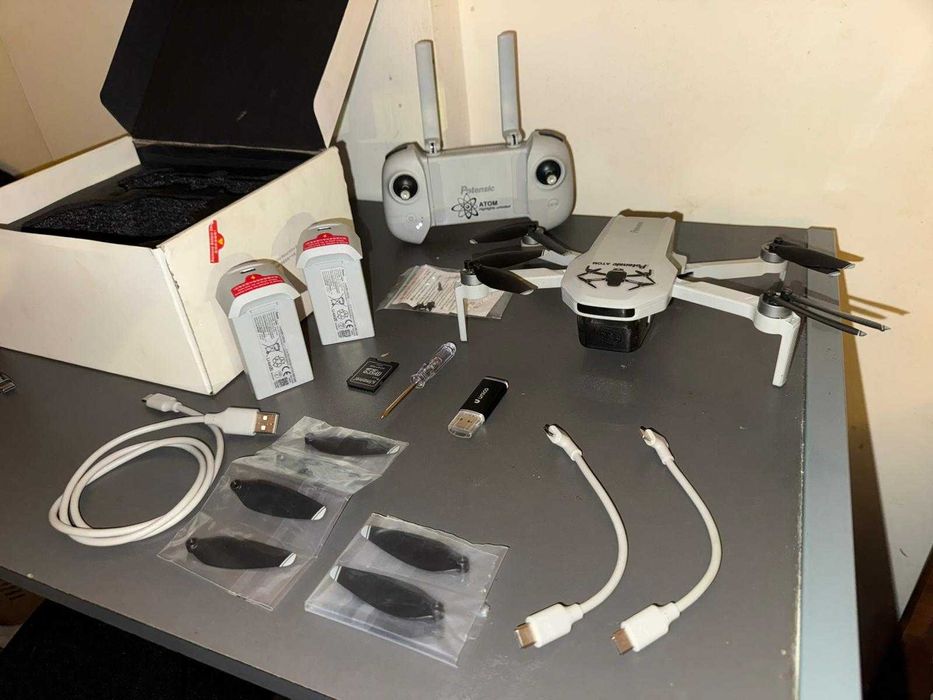 Drone 2 baterias, 6km distância, gimbal estabilidade 4k