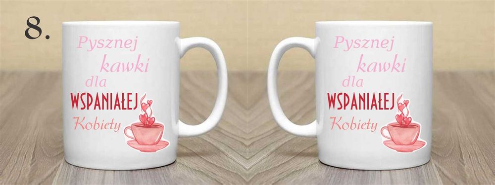 KUBEK DLA KOBIETY UKOCHANEJ prezent na urodziny imieniny