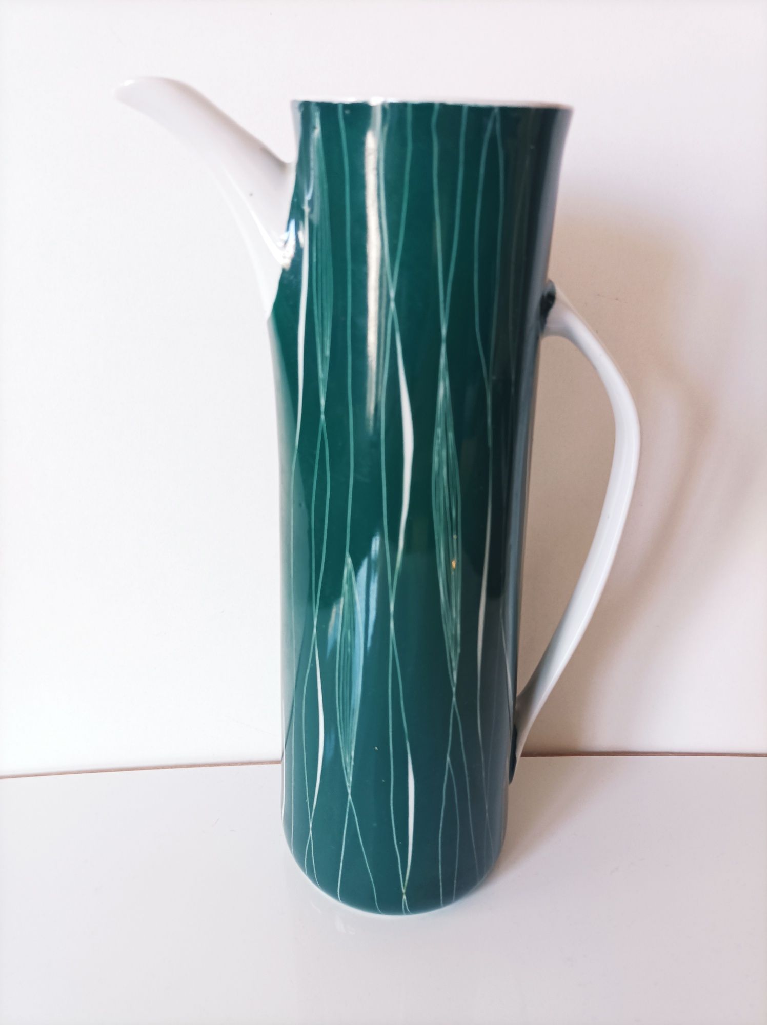 Dzbanek Krokus Ćmielów pikasiak new look PRL design