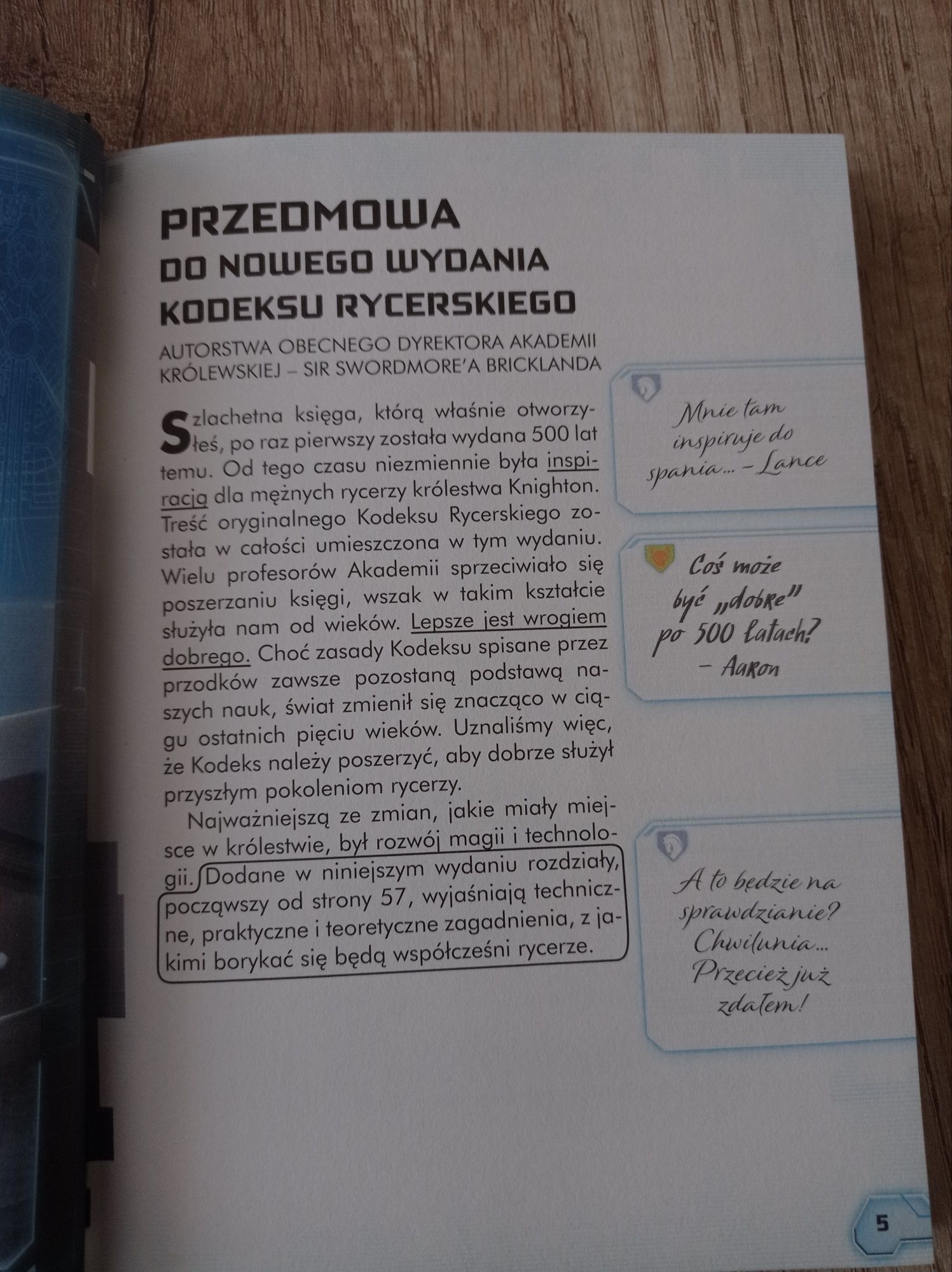 Nexo Knights Kodeks rycerski Podręcznik giermka
