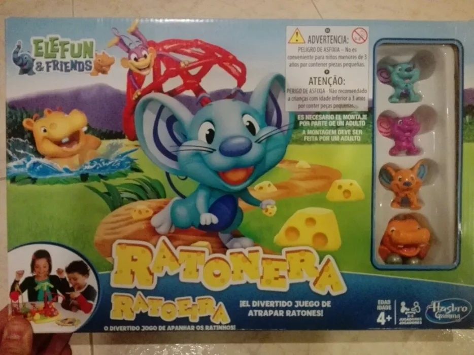 NOVO - Jogo Tabuleiro Ratoeira - Hasbro