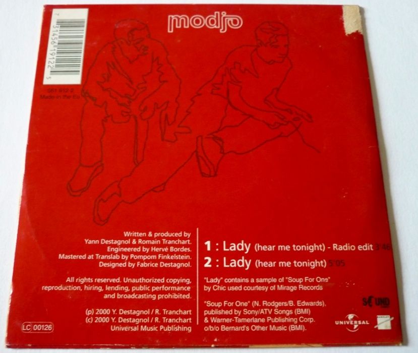 CD «Modjo - Lady»