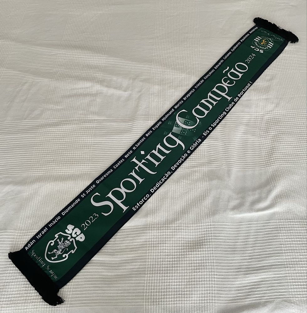Cachecol Sporting Campeão 23/24
