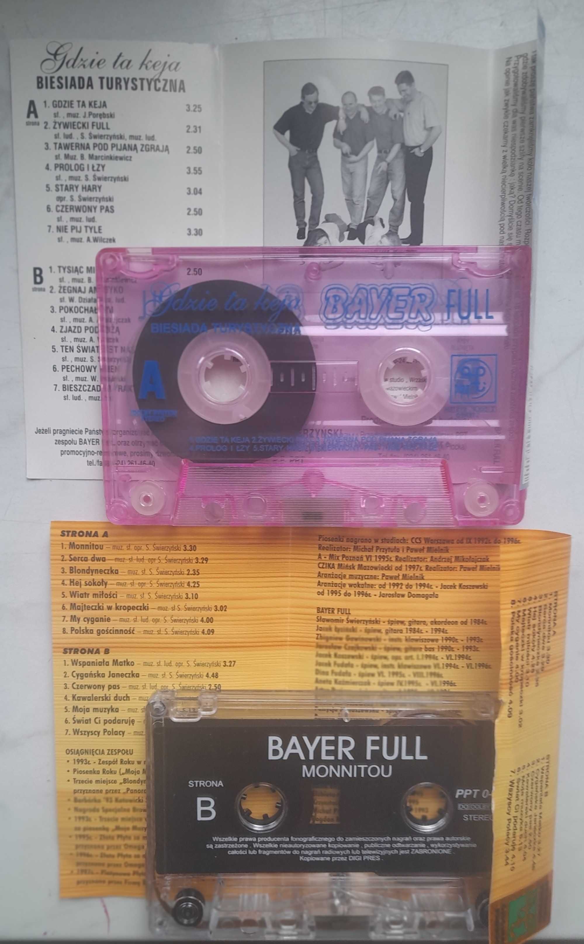 Bayer Full - 2 kasety ("Monnitou" i "Gdzie ta keja")