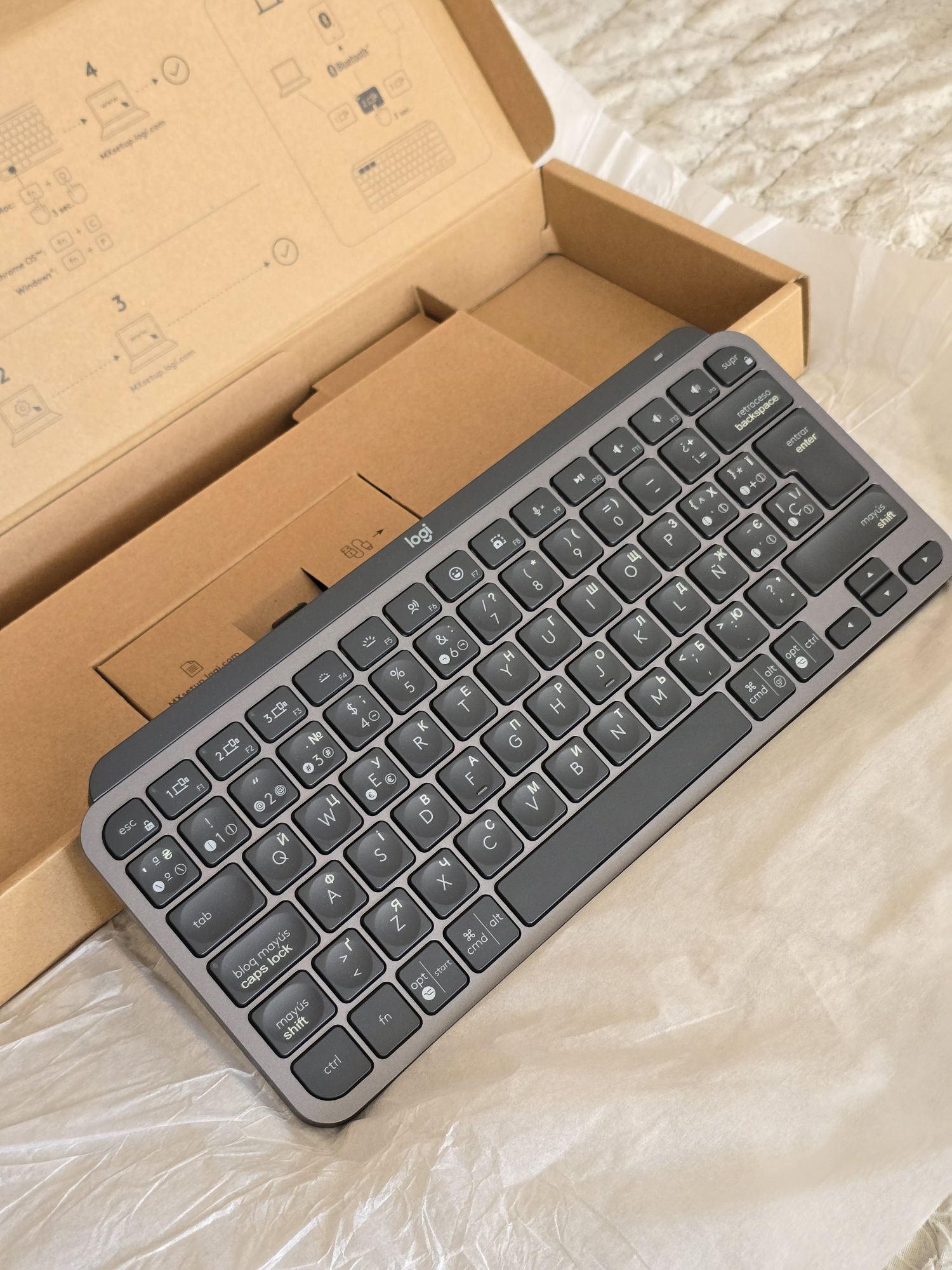 Клавіатура Logitech MX Keys mini for Business ISO ISP