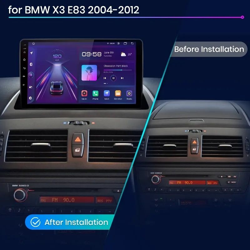 Radio Android BMW X3 E83