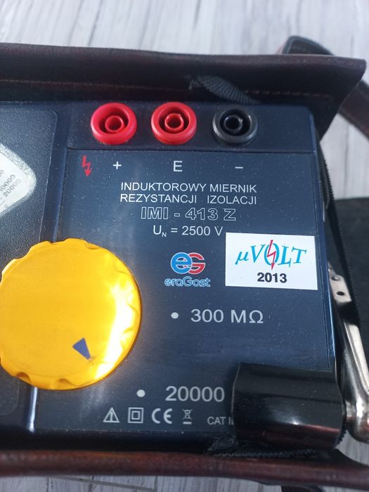 Miernik rezystancji izolacji induktor megaomomierz IMI-413Z