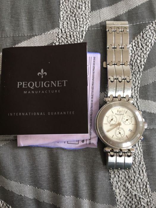 Relógio Pequignet Original Chrono Moorea Quartz em aço