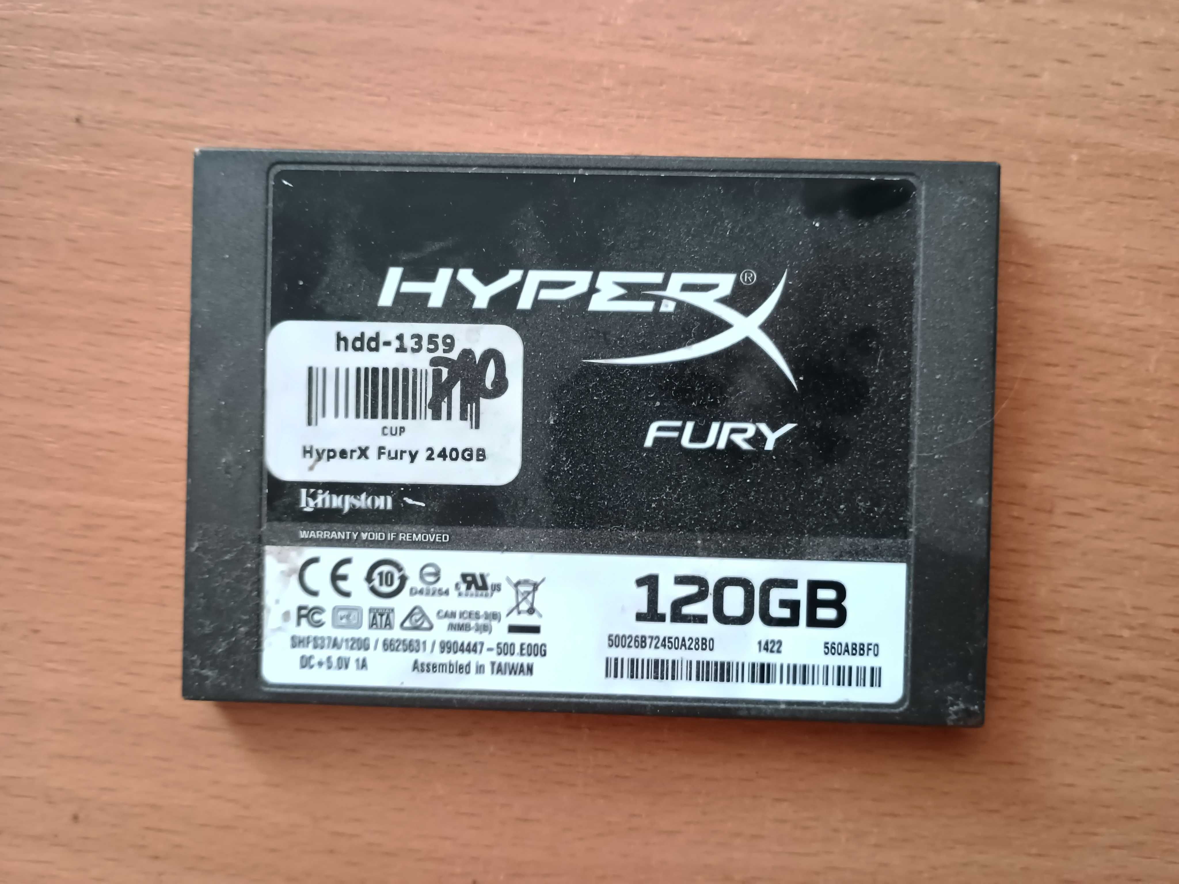 Dysk twardy SSD 120 GB Kingston
