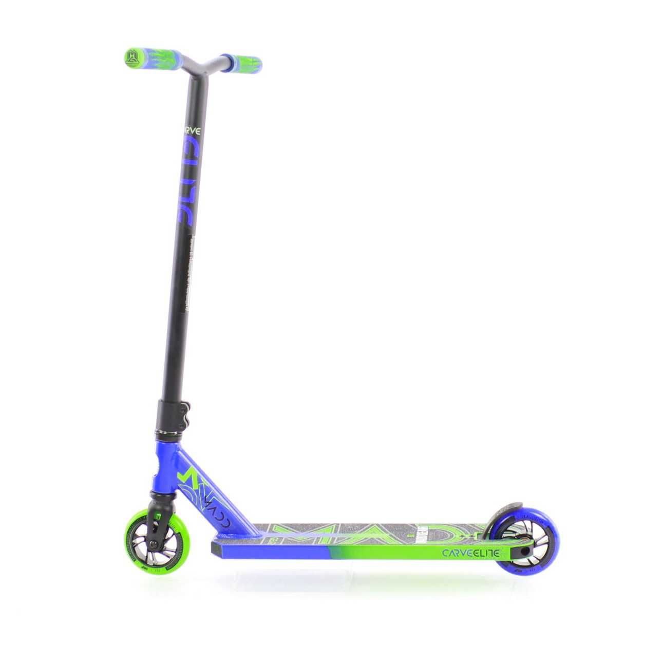 Hulajnoga wyczynowa MADD GEAR Carve Elite niebiesko zielona