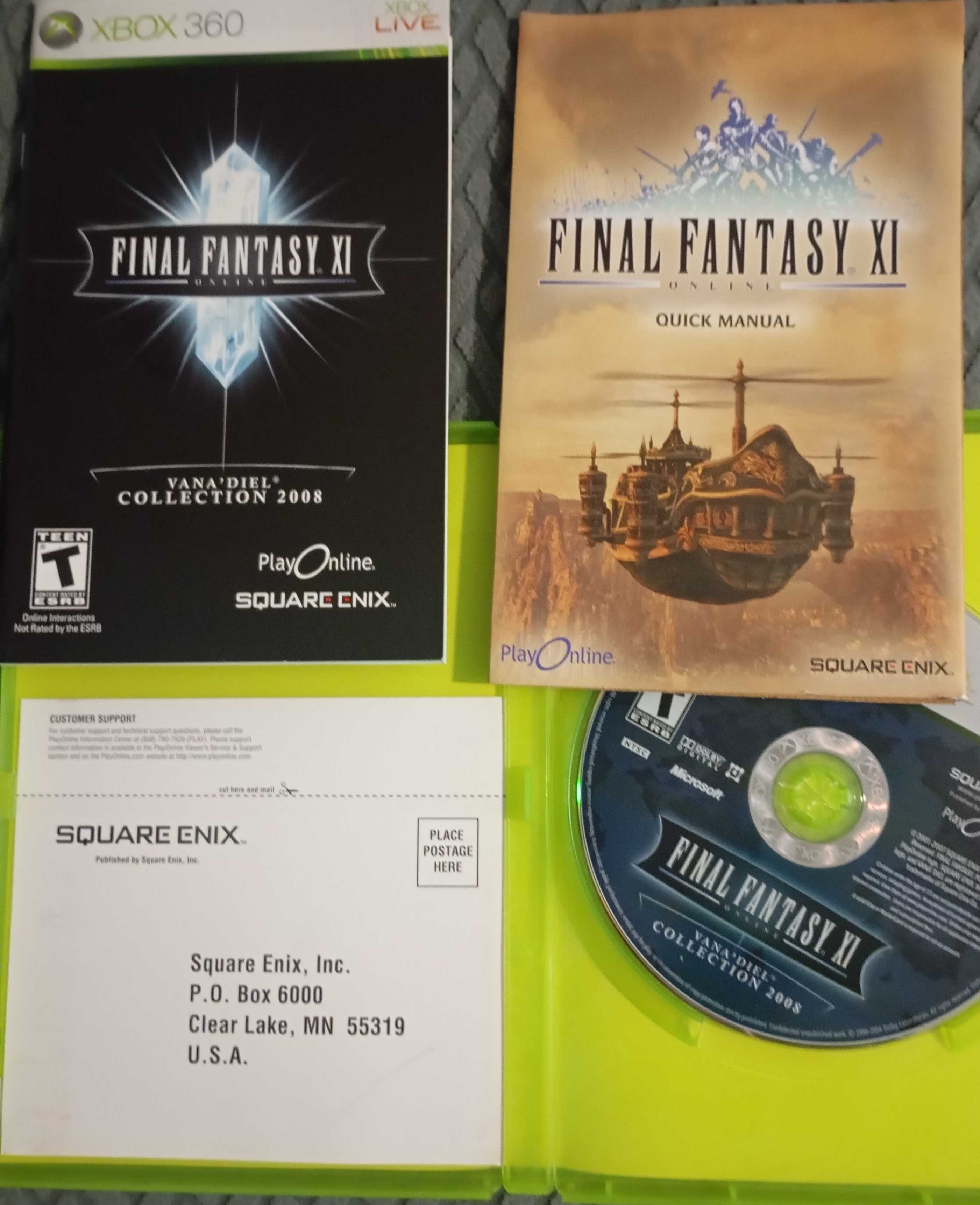 Xbox final fantasy XI:Vana'diel collection 2008