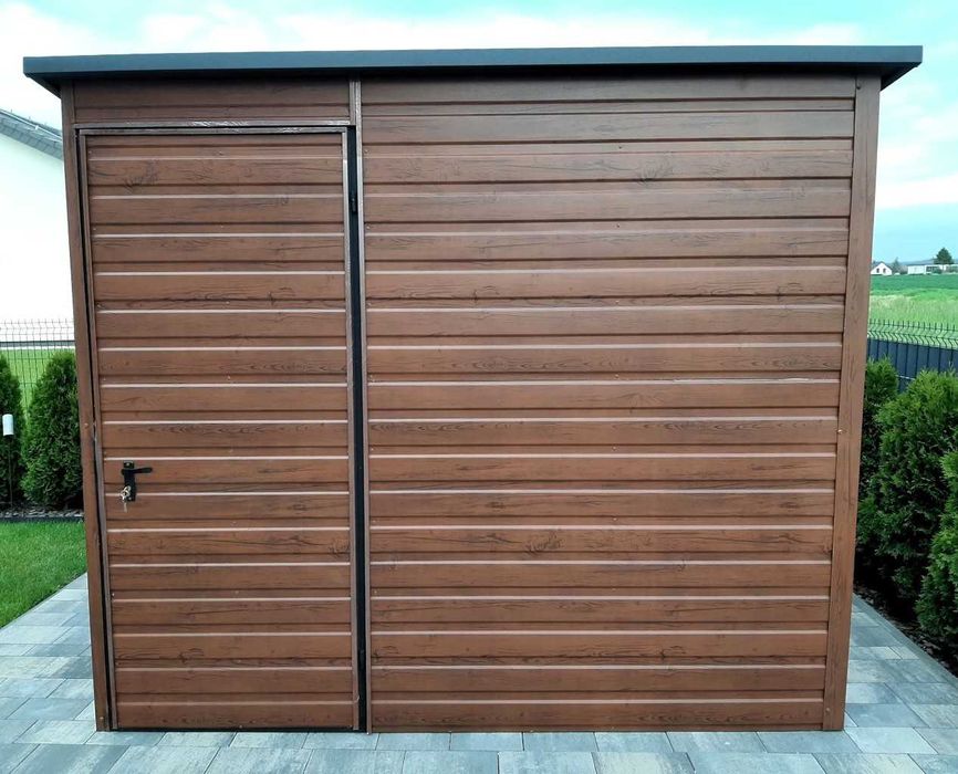 GRAFIT/Wiata śmietnikowa – Altana na śmieci/Garaż Blaszany – Maj-Blach