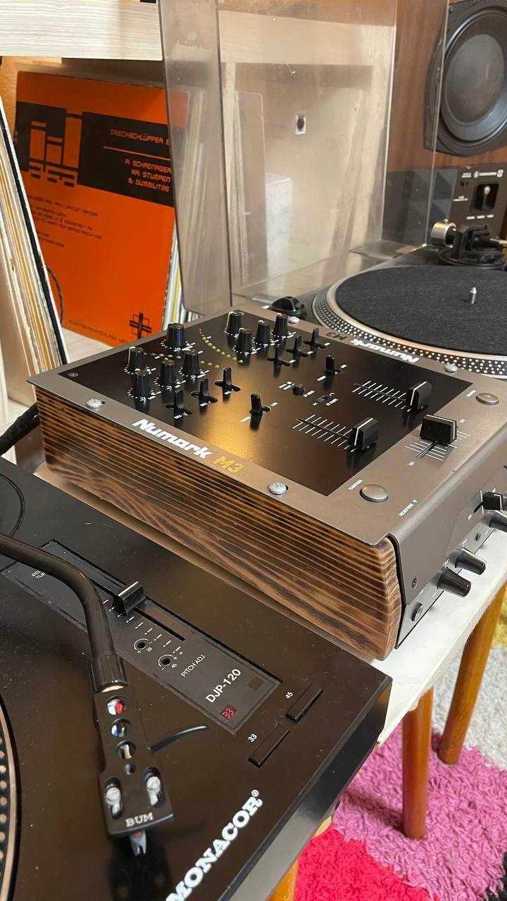 Вініловий Dj комплект (Monacor djp-120, SoundLab DL-P1R, Numark M-3)