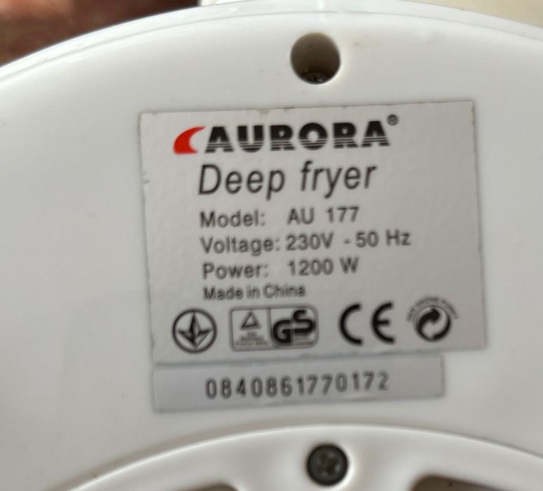 Фритюрница "AURORA"

700 грн.
