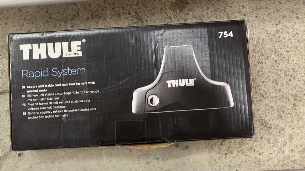 Багажник на крышу THULE 754 WingBar Evo поперечины релинги рейлинги