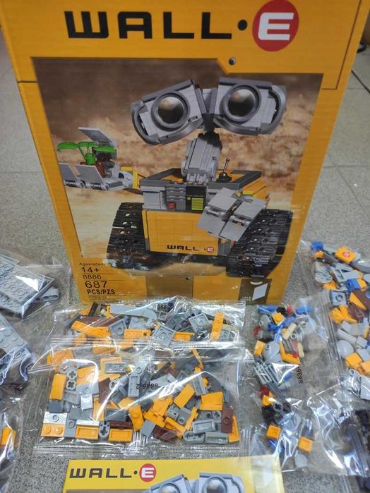 Конструктор ‼️В КОРОБЦІ‼️Disney WALL-E‼️НОВИЙ‼️ВОЛЛ-І на 687 деталей