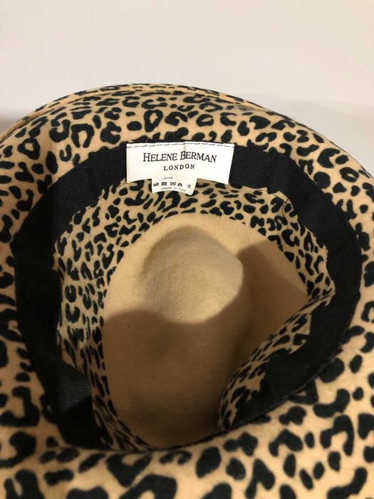 Kapelusz w panterkę, hit, wełniany, włoski